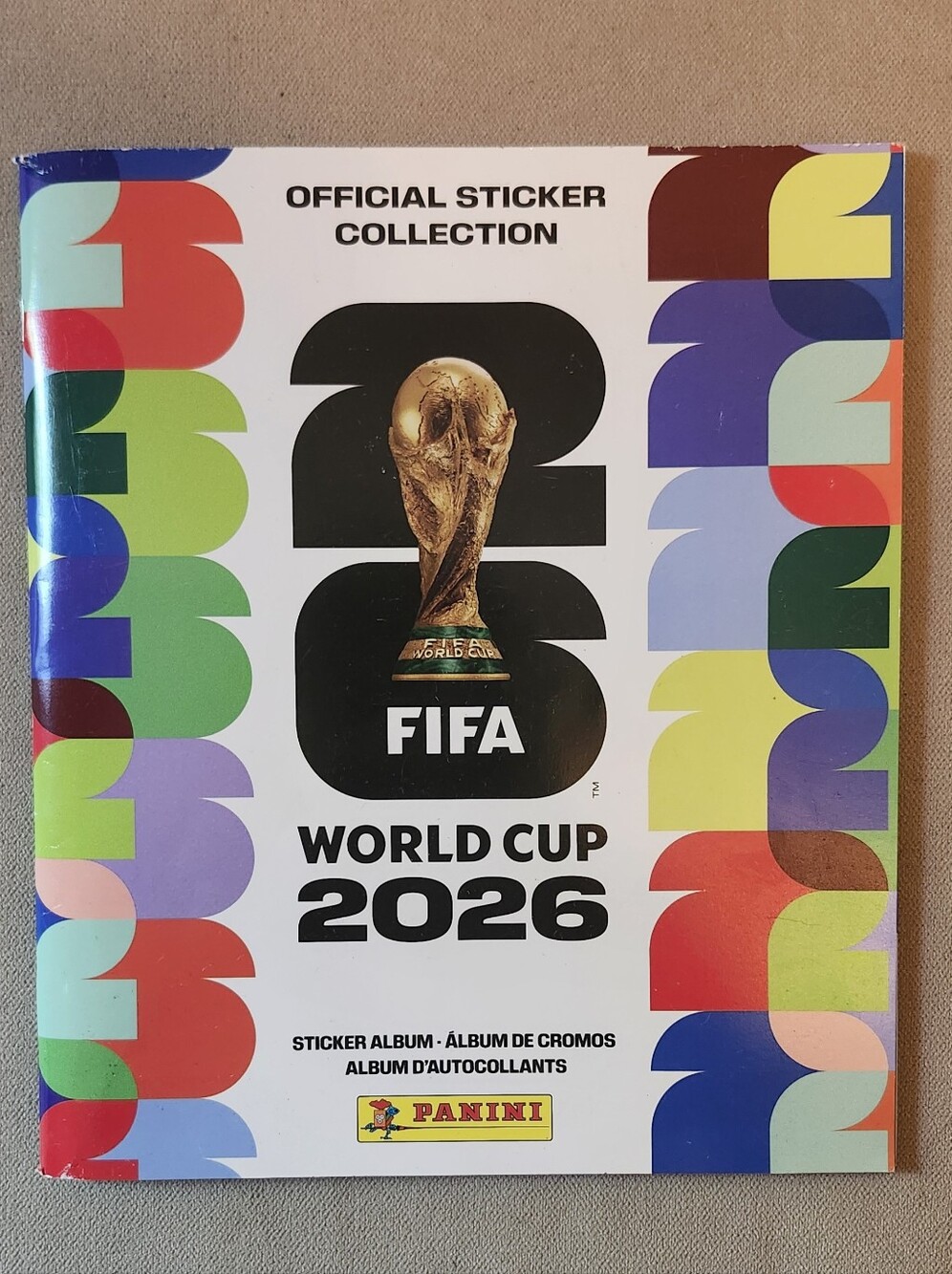 2026 Panini FIFA World Cup Soccer Sticker Album (Blank)